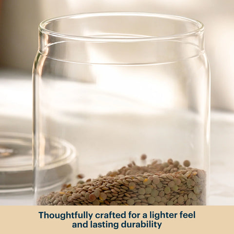 Pyrex® 4-Piece Glass Canister Set