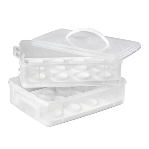 Snapware® Snap 'N Stack Enter-Tainers 2-Layer Cookie, Cake & Brownie Carrier